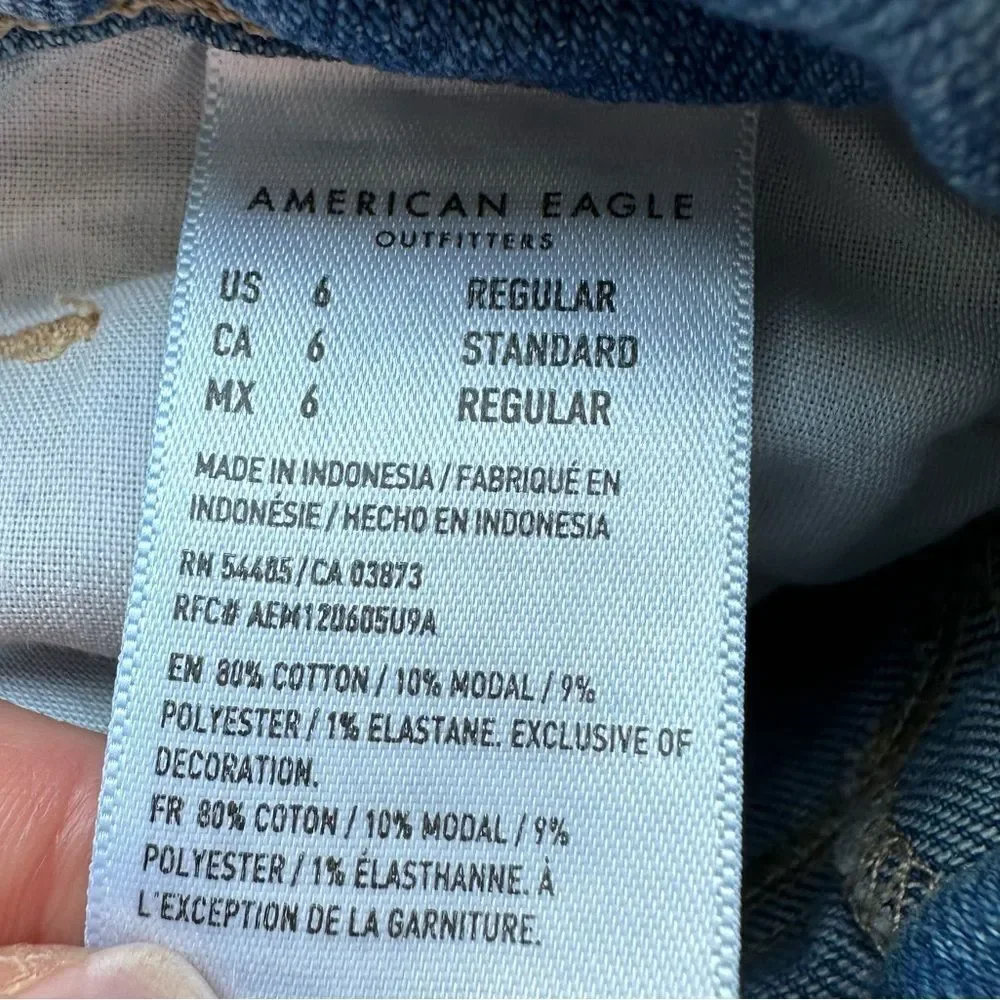 American Eagle Outfitters Stretch Mom Jean Jeans size 6 regular‎ pants